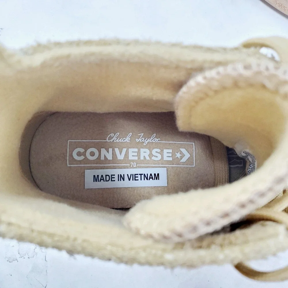 Converse Chuck Taylor‎ 70 PLUS Suede Shoes Womens 5 High Top Platform Sneaker